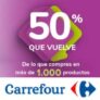¡Oferta imperdible! 50% que vuelve en Carrefour con cupón en más de 500 productos de supermercado.