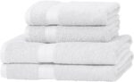 ¡Oferta limitada! Pack de 4 toallas de baño AmazonBasics con un 18% de descuento, por solo 13,49€ en Amazon.