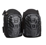 Rodilleras profesionales, relleno de espuma resistente, cómoda almohadilla de gel sólo 39.95 euros. 40% de descuento. negro, 1 par