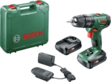 Taladro atornillador Bosch PSB 1800 LI-2 con 2 baterías y maletín por solo 160 euros. ¡No te lo pierdas!
