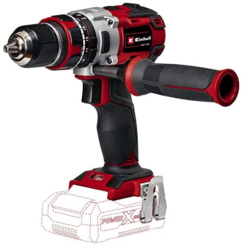 Einhell Expert TE-CD 18 Li-i - Taladro percutor sin cable (sin batería, 18 V, 2 velocidades, 60 Nm, luz LED,...