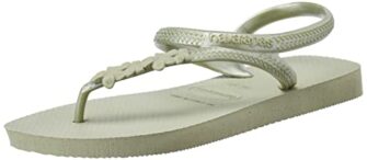 Havaianas Flash Urban Plus, Sandalias de Punta Descubierta Mujer, Green Cassava, 39/40...
