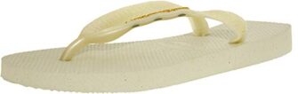 Havaianas Logo Metallic, Chanclas Mujer, White, 41/42 EU
