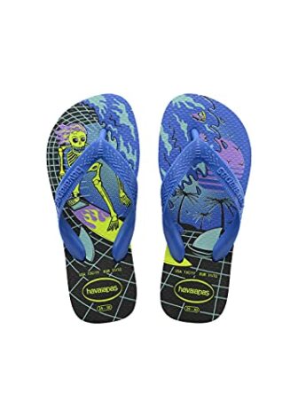 Havaianas Radical, Chanclas, para Unisex bebé, Estrella Negra / Azul, 31/32 EU