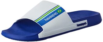Havaianas Slide Brasil, Slippers Unisex Adulto, Navy Blue 319, 45/46 EU