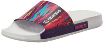 Havaianas Slide Print, Chanclas Unisex Adulto, Blanco, 41/42 EU