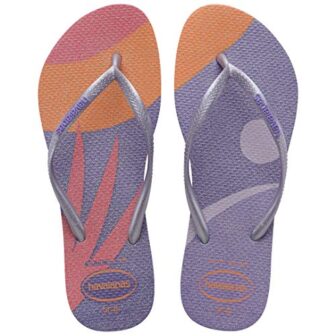 Havaianas Slim Palette Glow, Chanclas Mujer, Lila Tranquila, 41/42 EU