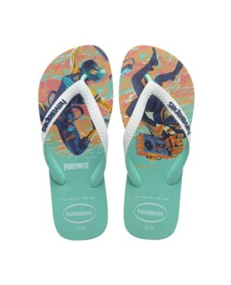 Havaianas Top Fortnite, Chanclas, para Unisex adulto, Rocío Verde, 41/42 EU