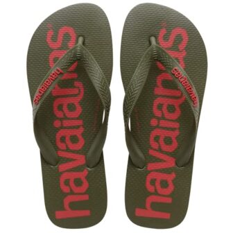 Havaianas Top Logomania 2, Chanclas, para Unisex adulto, Yuca Verde, 39/40 EU