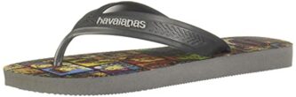 Havaianas Top Max Street Fighter, Chanclas, para Hombre, Gris Acero, 41/42 EU