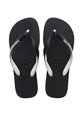 Havaianas Top Mix, Chanclas Unisex bebé, Black, 25/26 EU