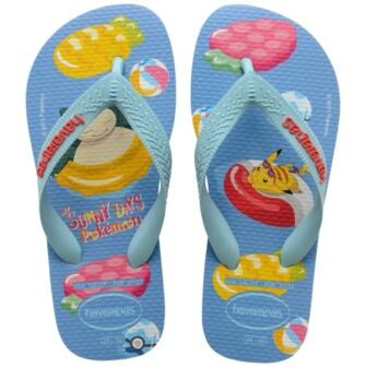 Havaianas Top Pokemon, Chanclas Unisex bebé, White, 25/26 EU