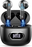 ¡Chollo! Auriculares Inalámbricos, Auriculares Bluetooth 5.3 con HD Mic, sólo 20.99 euros. 30% de descuento.