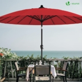 ¡Protege del sol! Sombrilla de jardín Vounot Shanghai inclinable por solo 30,80€, antes 37,72€.
